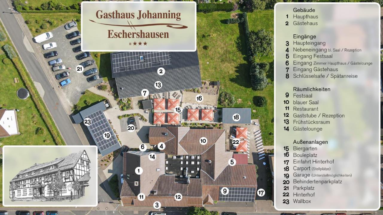 Gasthaus Johanning Ek Hotel Uslar Exterior photo